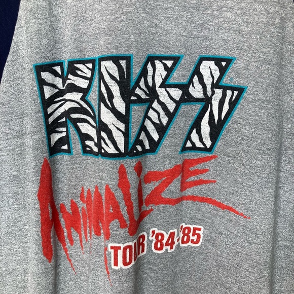 Vintage 1984 Kiss baseball tour tshirt - Picture 9 of 9